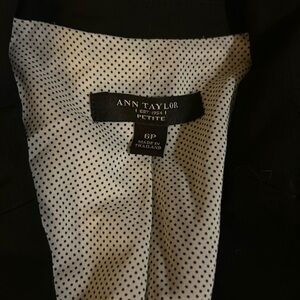 Black Ann Taylor blazer.